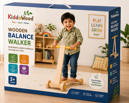 Wooden Ride-On Scooter